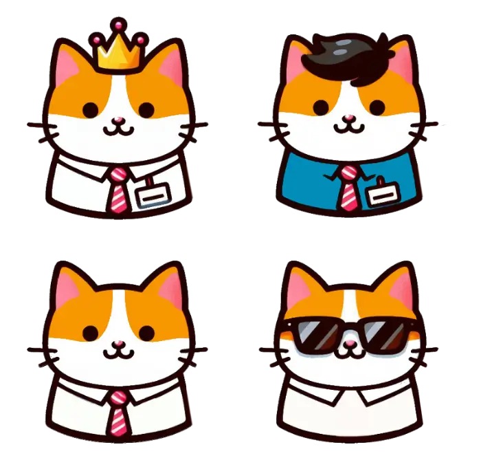 Cats with different access roles