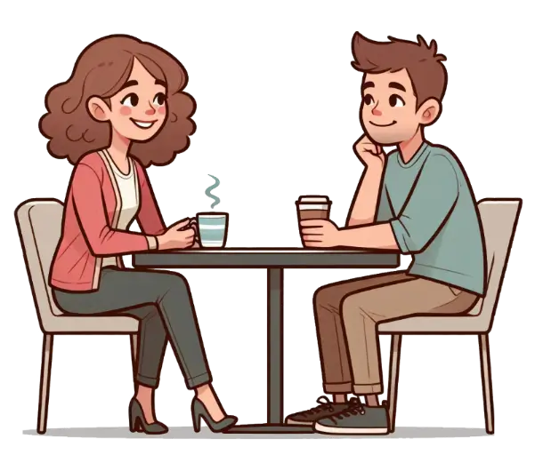 Interview in a friendly atmosphere